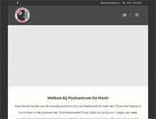 Tablet Screenshot of poolcentrumdemunt.nl